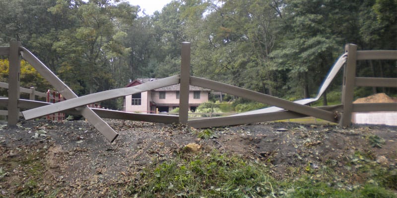 Derby Horse Fence Survices Hurricaine Irene featured