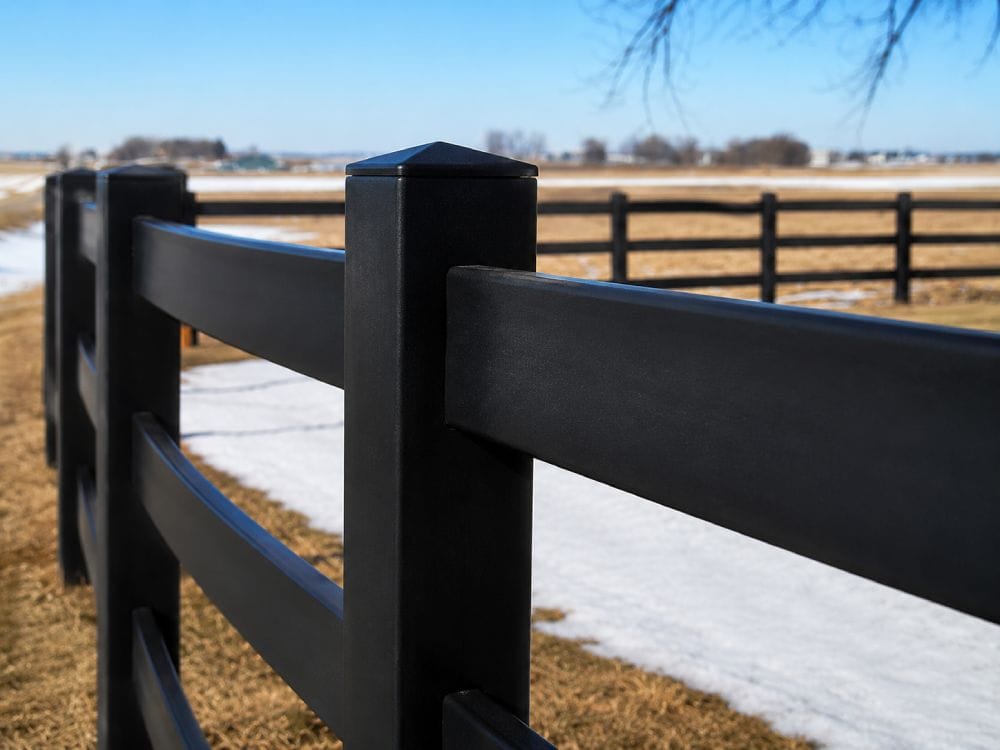 premium hdpe fence material texture