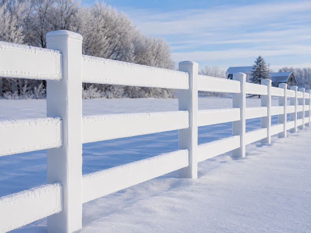 winter resilient hdpe ranch fencing