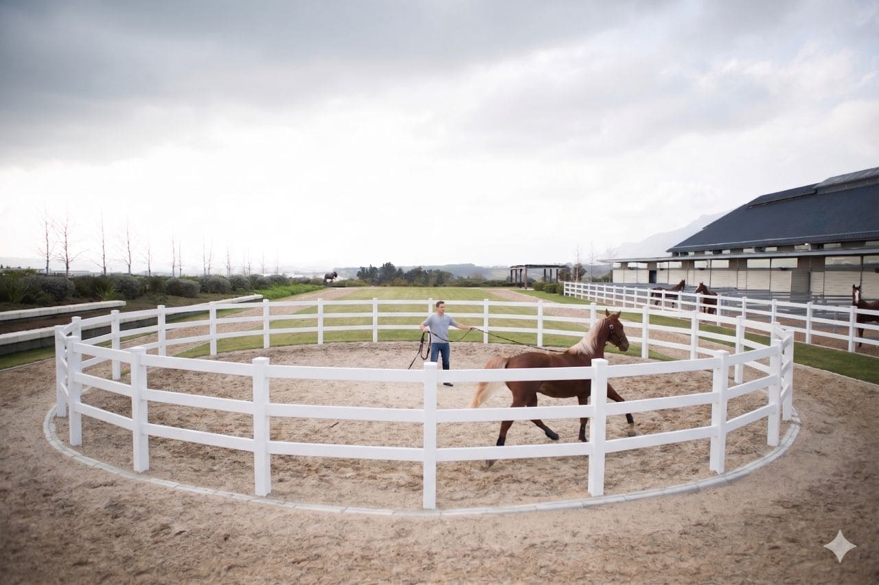 Horse safe HDPE round pen installation guide