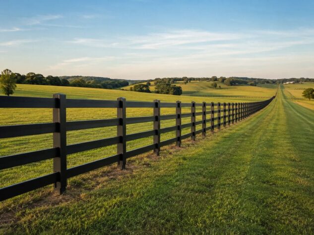 Low mainenance large acreage ranch fencing
